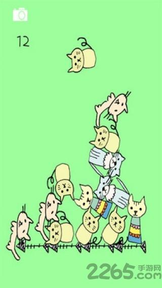 滑稽猫叠叠乐手机版下载,滑稽猫叠叠乐,虐心游戏,休闲游戏